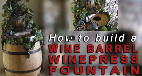 Winebarrelfountain